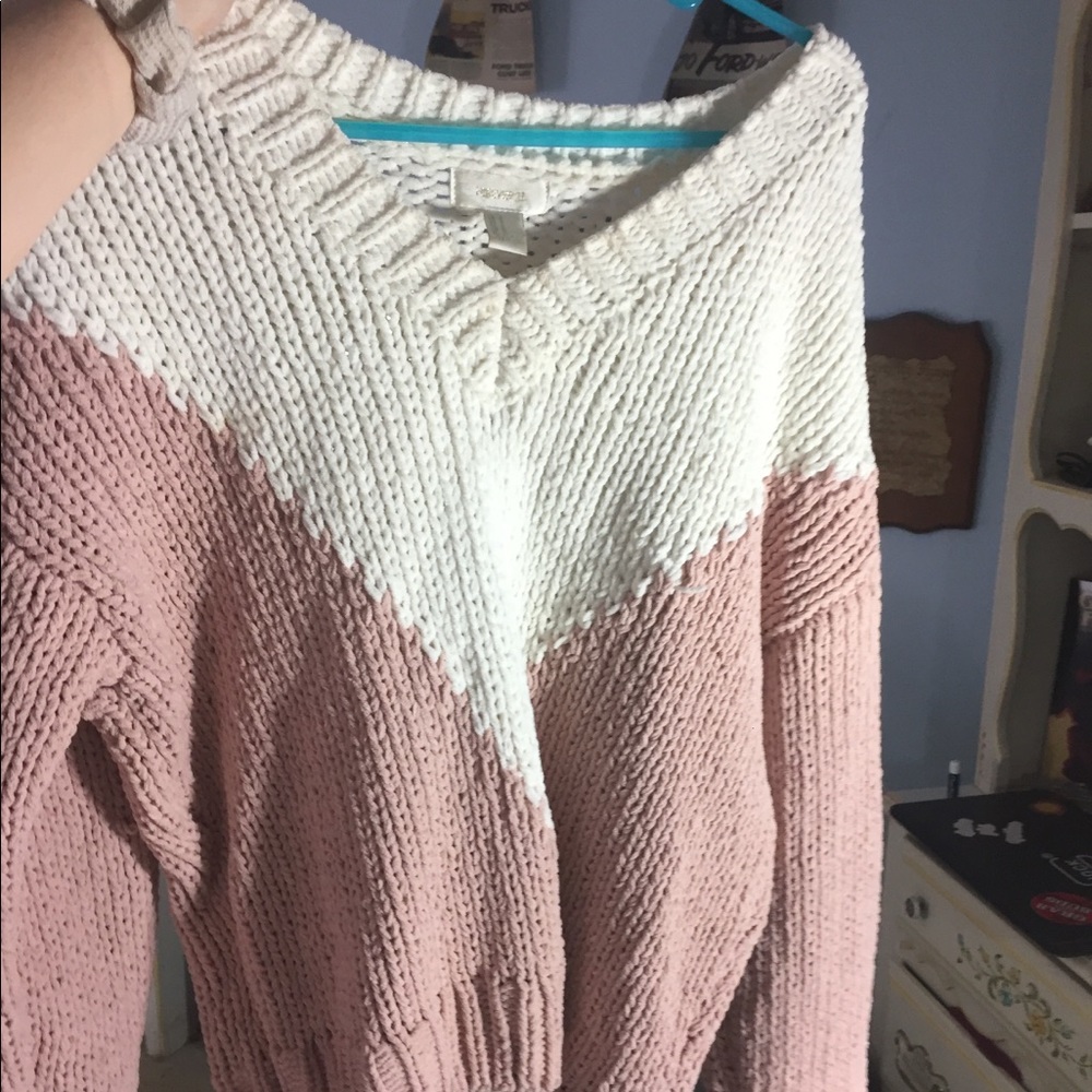 oversized vintage inspired sweater